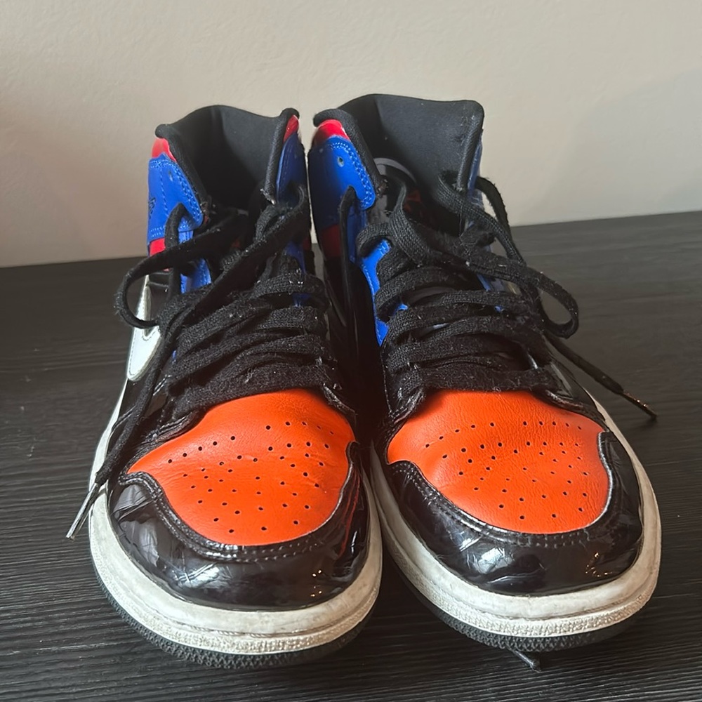 Used Jordan Multi patent mid sneakers